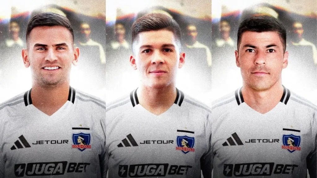 Sebastián Vegas, Felipe Méndez y Tomás Alarcón son las últimas contrataciones de Colo Colo.