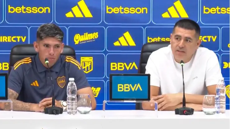 Carlos Palacios fue presentado en Boca Juniors. (Foto: Captura)
