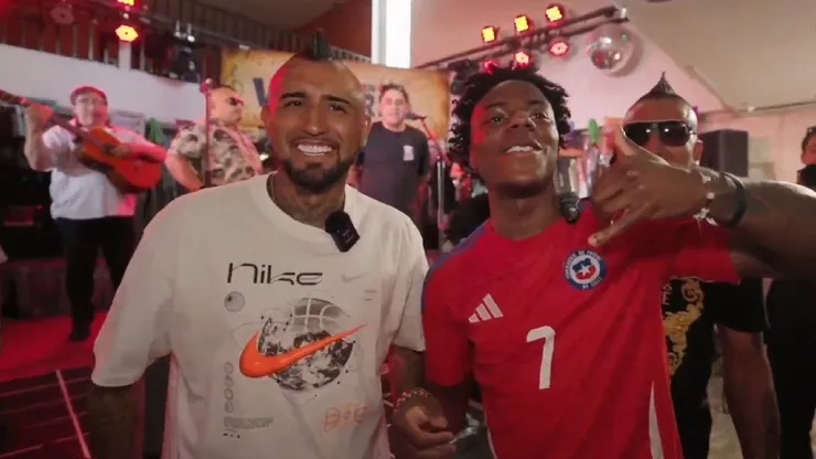 Speed se encontró con Arturo Vidal en el Bar Victoria