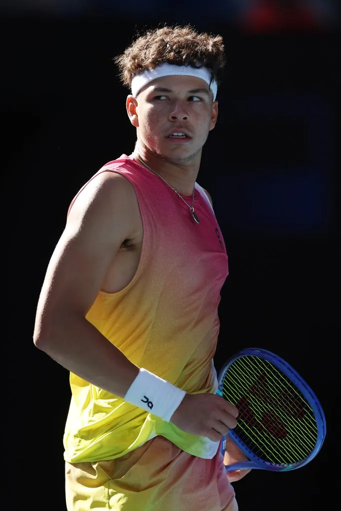 Ben Shelton buscará dar un batacazo en el Australian Open ante el número 1 del mundo Jannik Sinner.  (Foto: Getty Images)