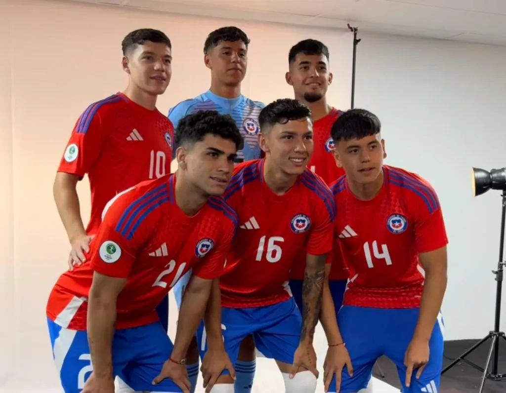 Los seis azules en La Roja Sub 20 (Captura)