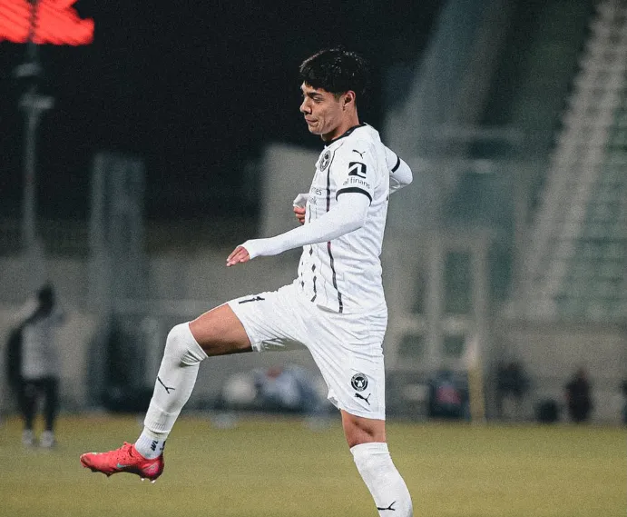 Darío Osorio celebrando su golazo ante el Ludogorets | FOTO: FC Midtjylland