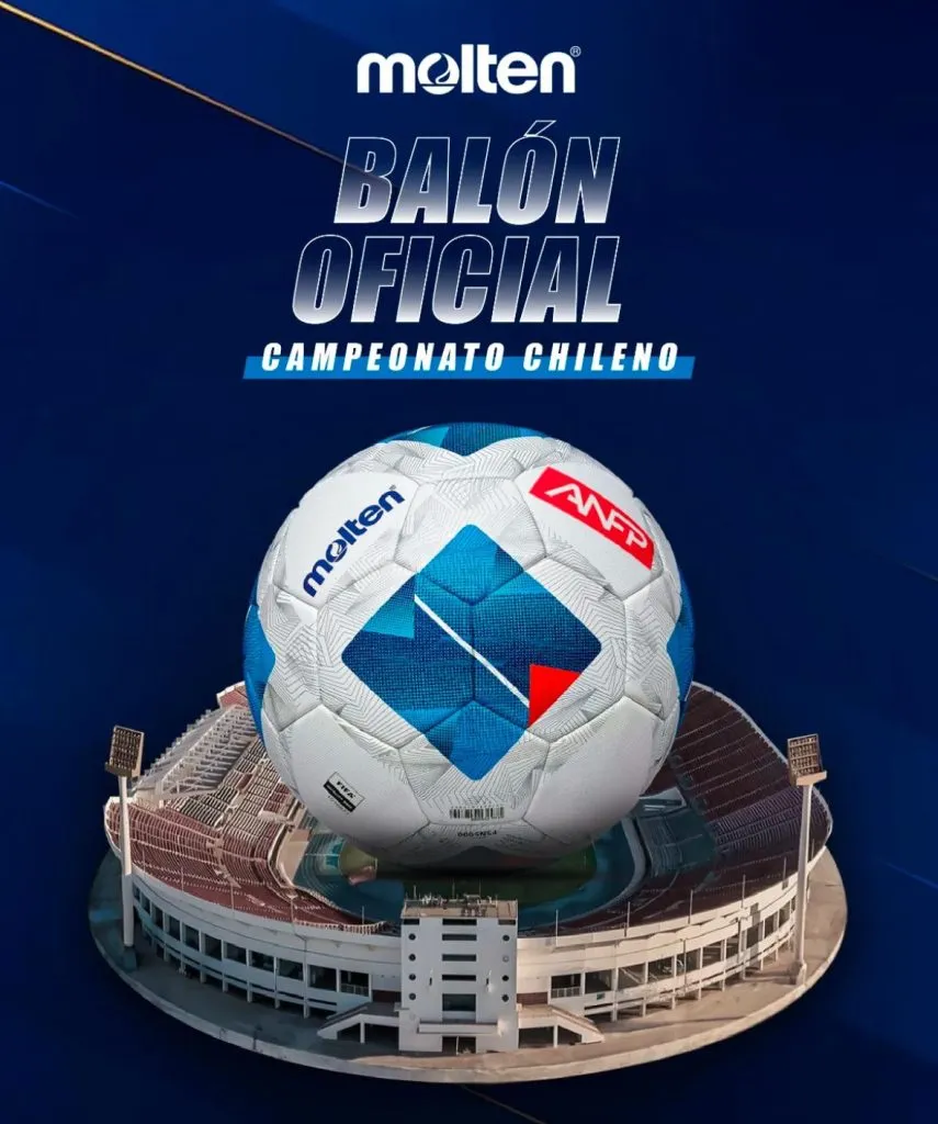 Este es el balón oficial del fútbol chileno para la temporada 2025.