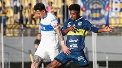 Bauermann y Zampedri en el último U. Católica vs Everton.