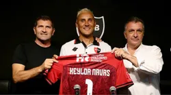 Keylor Navas fue presentado como nuevo jugador de NoB