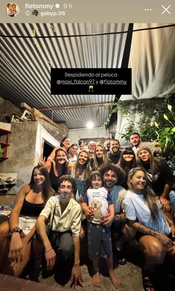 Captura de la historia de Instagram de Florencia Pouso.