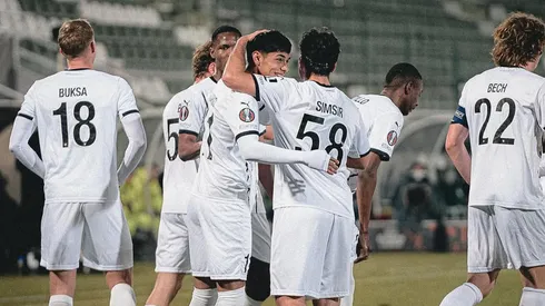 Darío Osorio recibió una distinción por su golazo en Europa League.