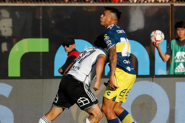 Contreras y el partido en cuestión contra Colo Colo | Foto: Photosport