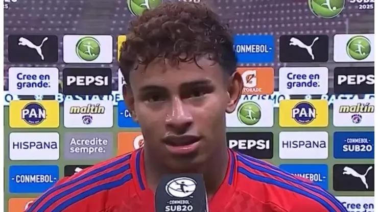 El atacante chileno vive un gran momento en el Sudamericano Sub 20.