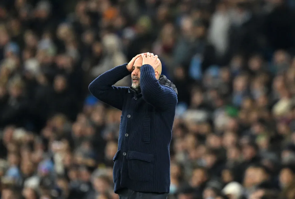 Guardiola y el City necesitan los tres puntos ante el Brujas. | Foto: Getty Images