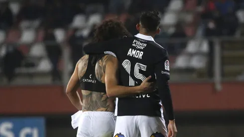 Emiliano Amor dedica sentidas palabras a Maxi Falcón (Foto: Jonnathan Oyarzun/Photosport)