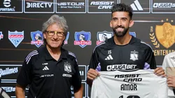 Daniel Morón se mostró contento con la vuelta de Emiliano Amor a Colo Colo. (Foto: Photosport)