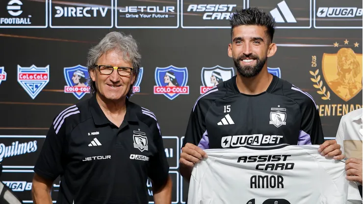 Daniel Morón se mostró contento con la vuelta de Emiliano Amor a Colo Colo. (Foto: Photosport)