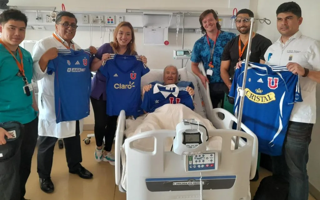 La recuperación de Sergio Navarro (Fotos gentileza Hospital Gustavo Fricke)