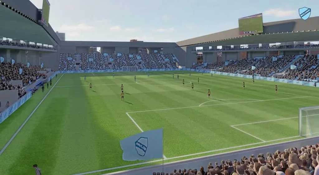 Este es el nuevo estadio que está construyendo el Bolívar para celebrar su centenario.