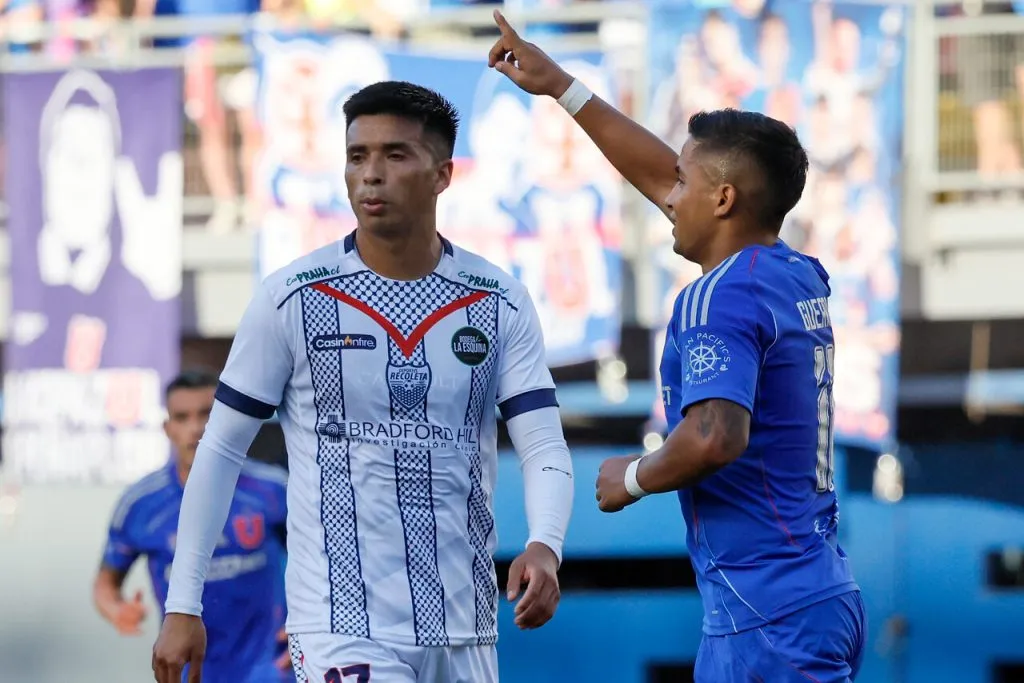 Guerra anotó golazo ante Recoleta. | Foto: Photosport