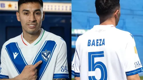 Claudio Baeza fue presentado en Vélez Sarsfield de Argentina. (Foto: Captura)