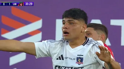 Claudio Aquino fue una delas buenas figuras de Colo Colo en el empate frente a Deportes Limache