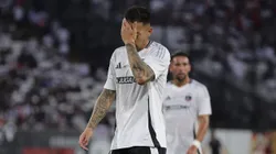 Javier Correa no está conforme con la cancha del Estadio Monumental.