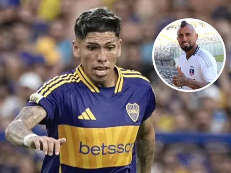 Vidal reacciona al golazo de Palacios en el triunfo de Boca