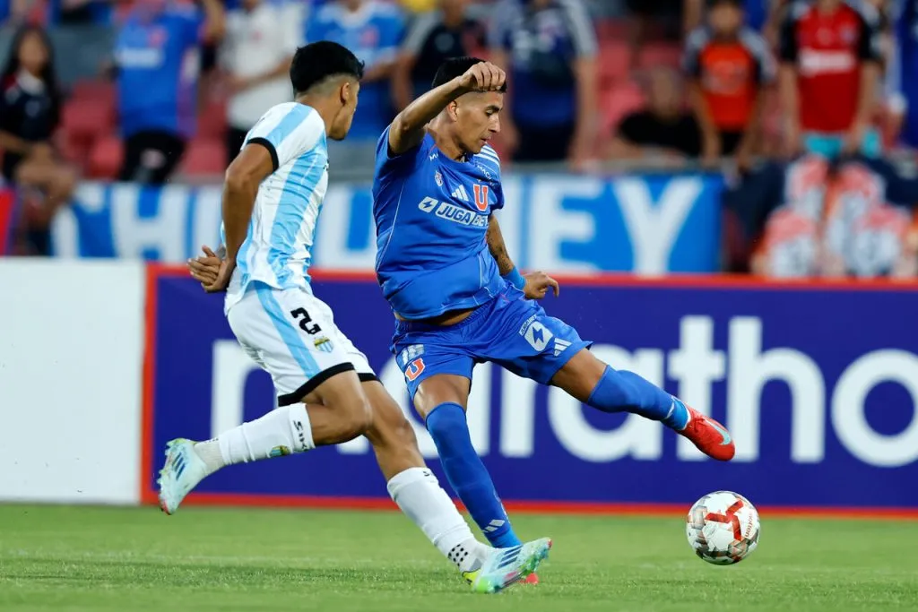 Sepúlveda fue un punto alto en la U ayer. | Foto: Photosport