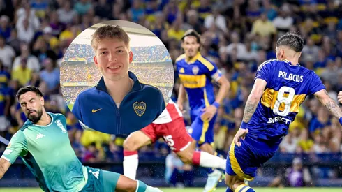 Carlos Palacios hace delirar a Davoo Xeneize (Photo by Marcelo Endelli/Getty Images)