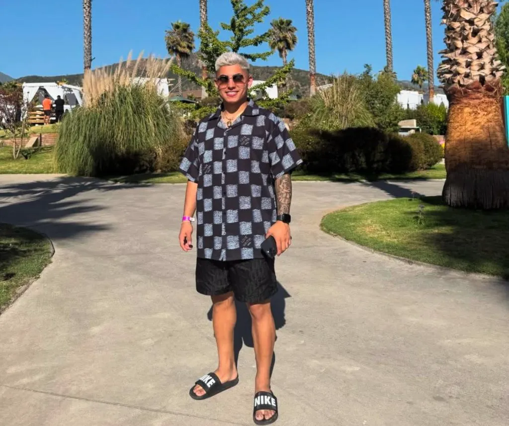 Jordhy Thompson estiró sus vacaciones en Chile. (Foto: Instagram)