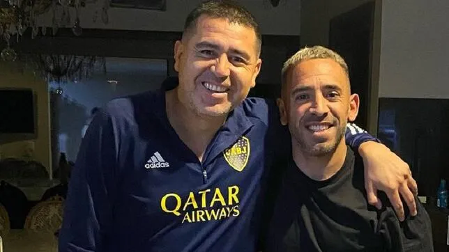 Juan Román Riquelme y Jorge Luna tienen una linda amistad | FOTO: Archivo
