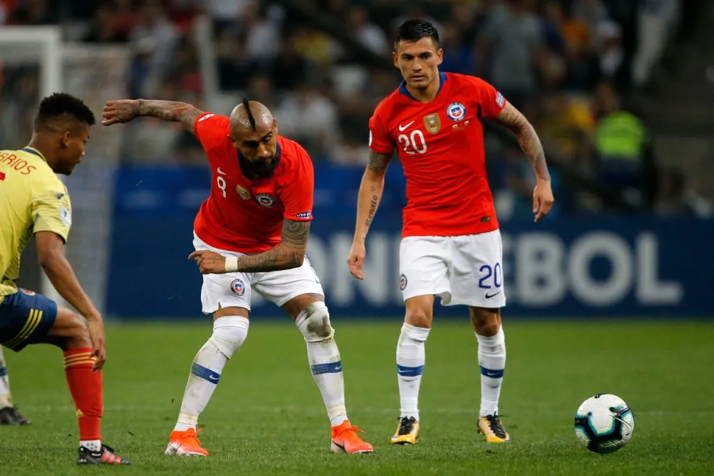 Aránguiz y Vidal son bajas en ‘La Roja’ | Foto: Photosport