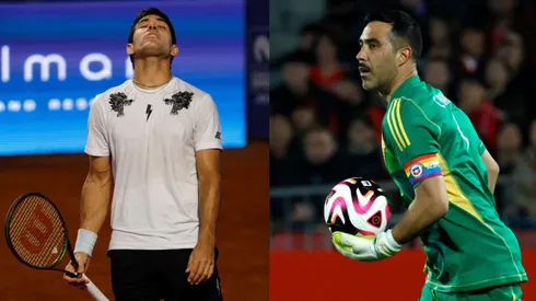 Claudio Bravo saca las garras para defender a Christian Garín