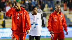 Arturo Vidal se reencontró con Marcelo Díaz en La Roja.