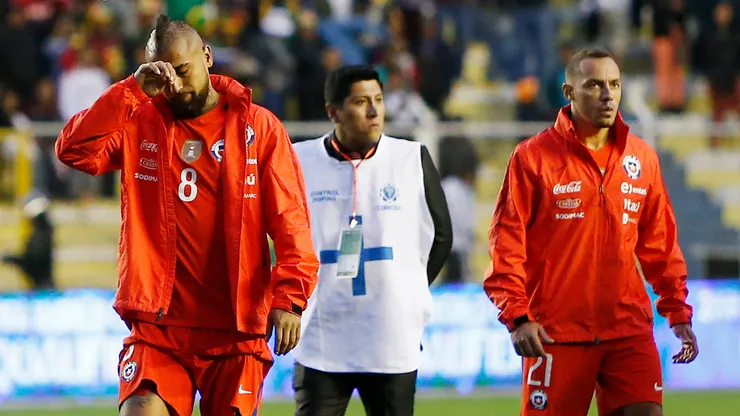 Arturo Vidal se reencontró con Marcelo Díaz en La Roja.