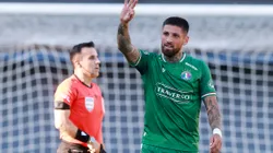 Leonardo Valencia se cuadra con Ignacio Jeraldino.