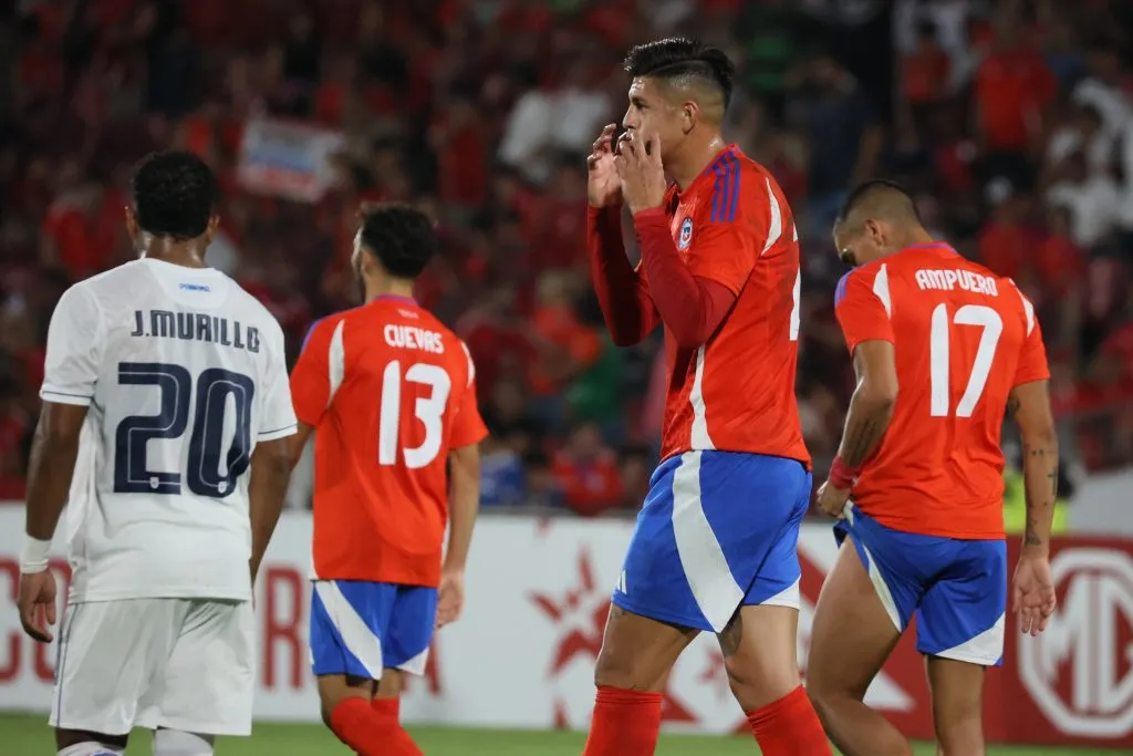 Steffan Pino marcó un gol en la victoria de Chile por 6-1 ante Panamá. (Foto: Photosport)