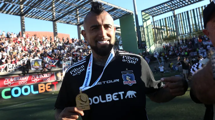 Arturo Vidal logró el campeonato con Colo Colo en 2024.