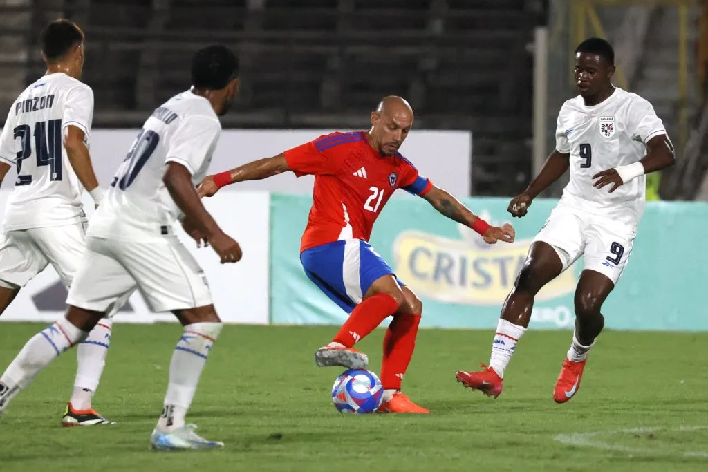 Marcelo Díaz ingresó en el segundo tiempo ante Panamá | FOTO: Dragomir Yankovic/Photosport