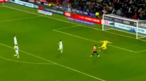 El golazo de Ben Brereton para Sheffield United.