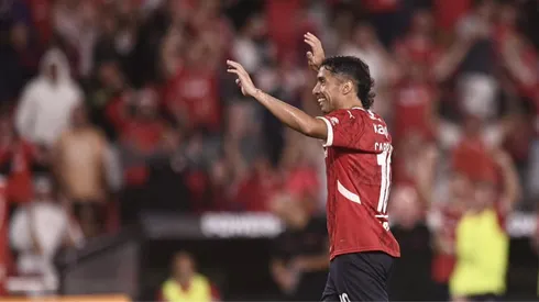 Luciano Cabral anotó un golazo para Independiente.