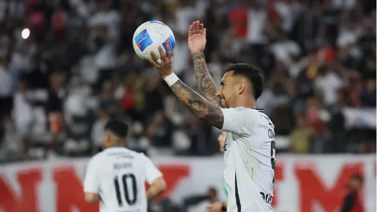 Javier Correa anotó un triplete en la goleada de Colo Colo ante Unión San Felipe (Foto: Dragomir Yankovic/Photosport)