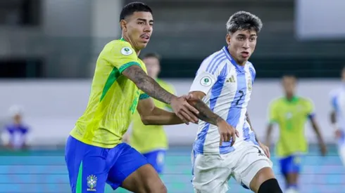 Argentina y Brasil igualaron por el Sudamericano Sub-20. (Foto: Conmebol Torneos)