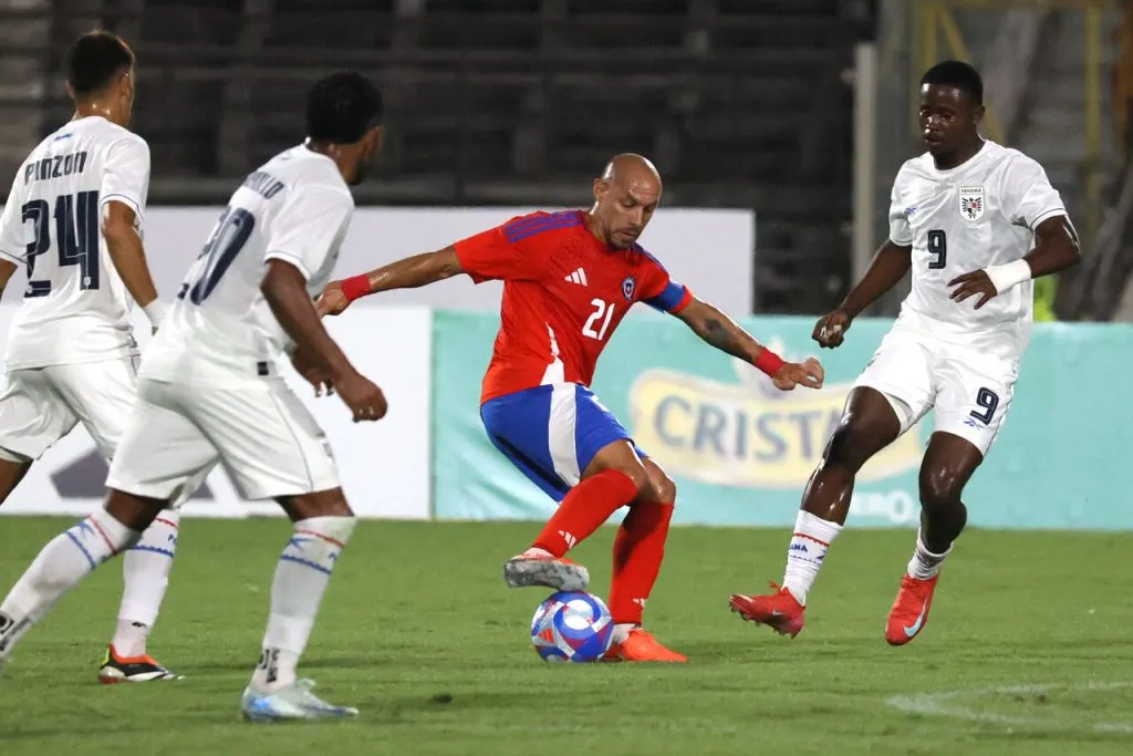 Díaz en su vuelta a La Roja | Foto: Photosport