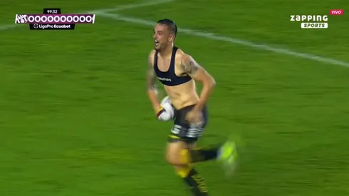 Octavio Rivero fue figura en triunfo de Barcelona ante Manta. (Foto: Zapping Sports)