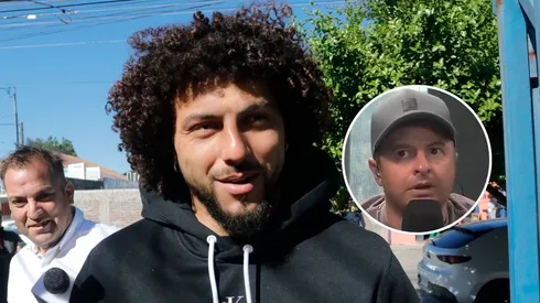 Coke Hevia pasó a pegarle a Maximiliano Falcón en sus elogios a Sebastián Vegas. (Foto: Photosport)