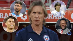 Ricardo Gareca y el mejor jugador de la historia.