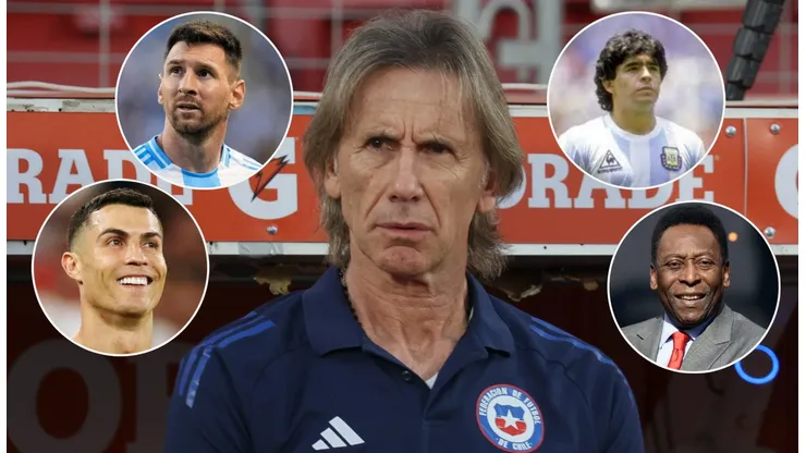 Ricardo Gareca y el mejor jugador de la historia.