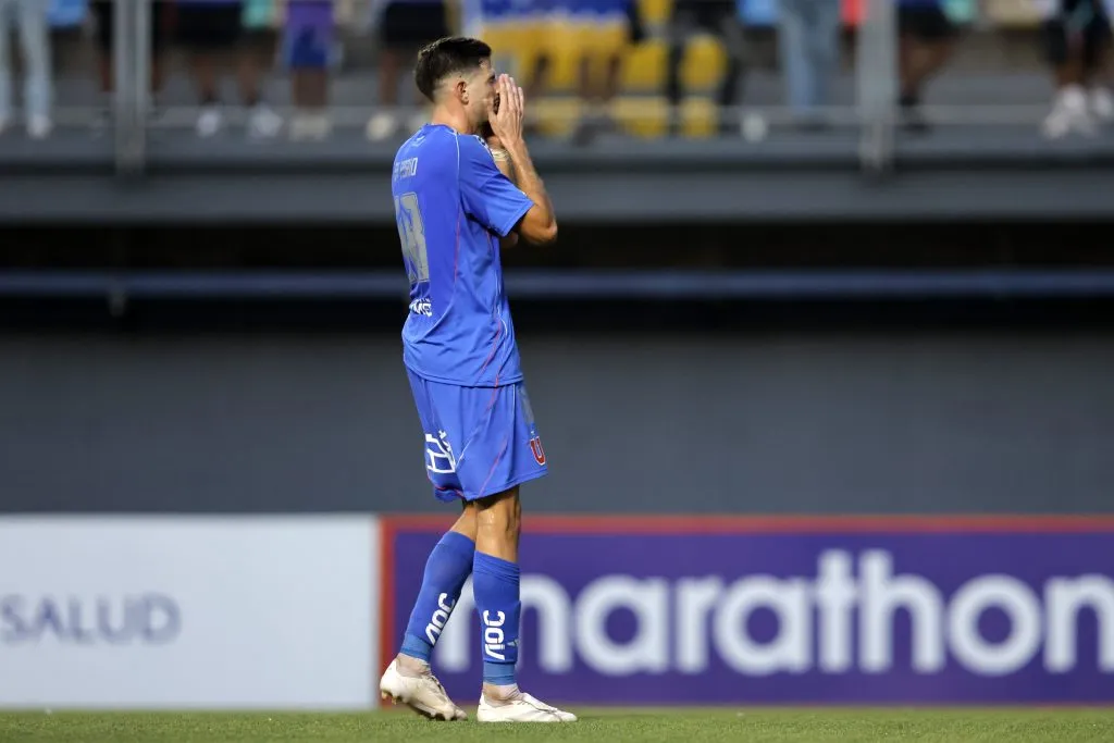 La reacción de Di Yorio al perderse el penal ante el Chago Morning por la Copa Chile | FOTO: Javier Torres/Photosport