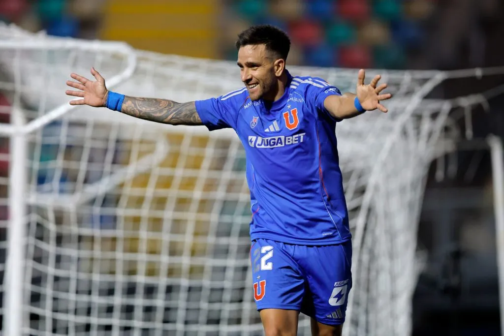 Zaldivia feliz en la Universidad de Chile | Foto: Photosport