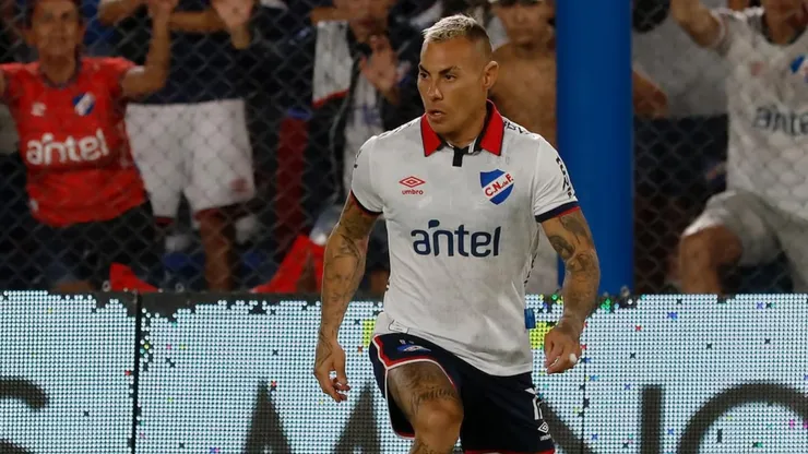Eduardo Vargas tuvo su estreno goleador con la camiseta de Nacional frente a Boston River