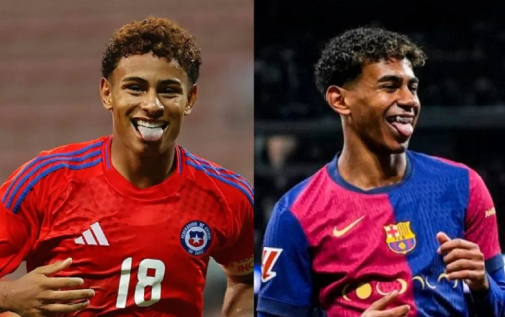 Juan Francisco Rossel fue comparado en diferentes oportunidades con Lamine Yamal por su increíble parecido físico