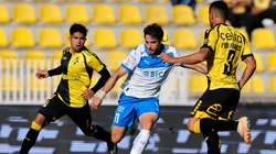 Universidad Católica cae ante Coquimbo Unido en el estadio Francisco Sánchez Rumoroso. (Foto: Photosport)